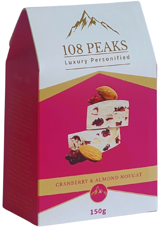 150g Cranberry & Almond Nougat Gable